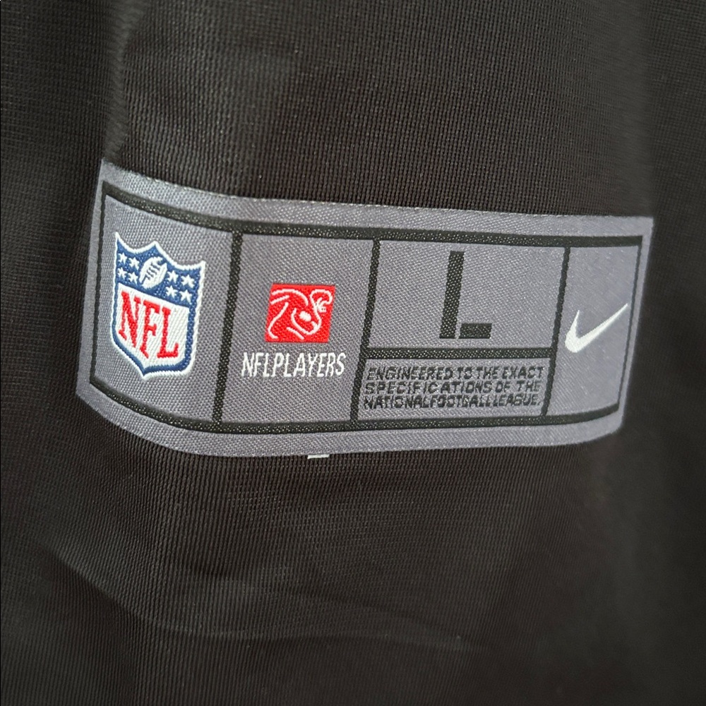 NWT Nike NLF Shop Men's Black and Red San Francisco 49ers Jersey size Large - Picture 5 of 8